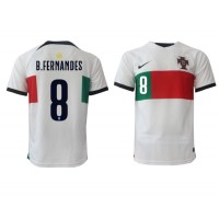 Portugal Bruno Fernandes #8 Replica Away Shirt World Cup 2022 Short Sleeve